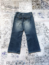 y2k Two Tone Wide Leg Jeans