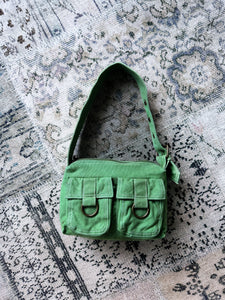 y2k Green Cargo Mini Handbag