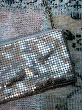 Silver Mesh Zipper Pouch