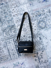 Black Nylon Crossbody Handbag