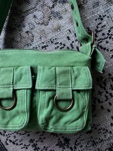 y2k Green Cargo Mini Handbag