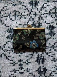 Floral Brocade Coin Purse