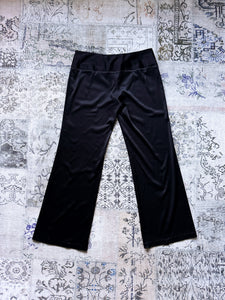 Events y2k Black Satin Pants