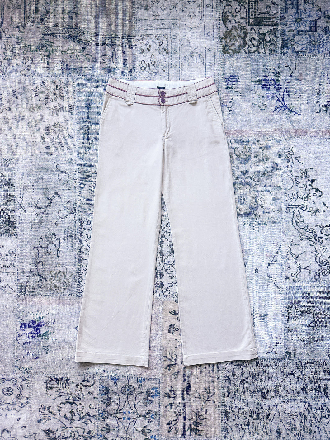 Gap Cream Wide Leg Pants