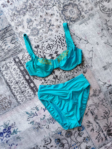 Pose 80s Turquoise Bikini