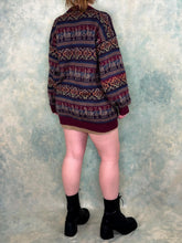 Fair Isle Striped Knit Jumper