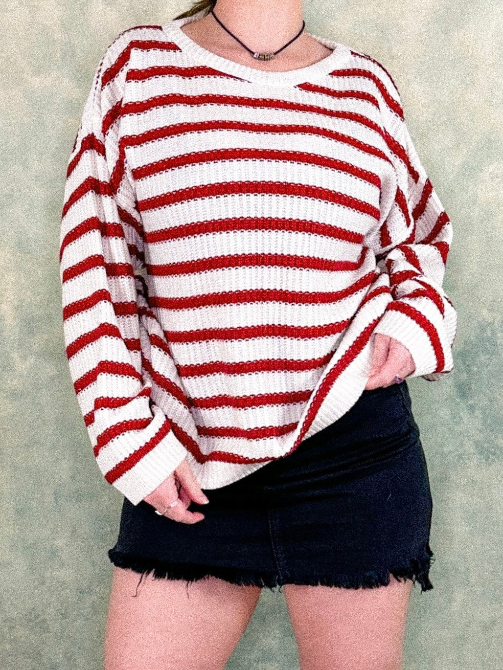 Katies 90s Stripe Knit Jumper