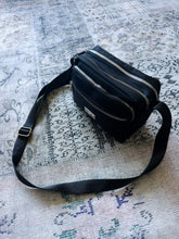 Black Nylon Crossbody Handbag