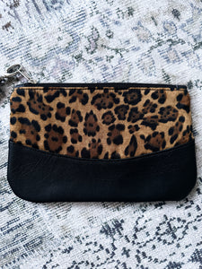 Peppercorn Leopard Print Faux Leather Purse