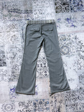 1990s Cargo Grommet Belt Low Rise Flared Pants