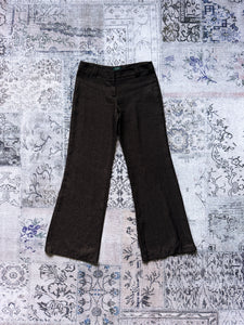 y2k Mottled Dark Brown Pants