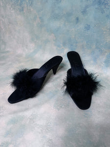 Ellie y2k Feather Kitten Heels