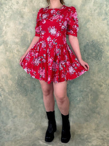 Laura Ashley 80s Floral Dress