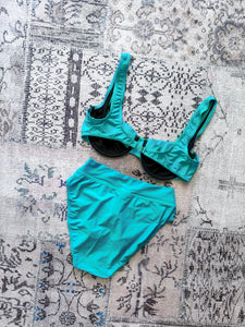 Pose 80s Turquoise Bikini