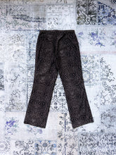 1990s Anthea Crawford Brown Snakeskin Pants