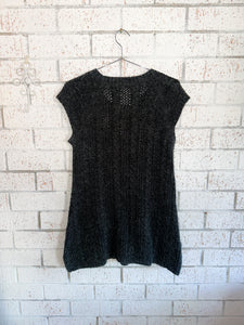 y2k Charcoal Knit Dress