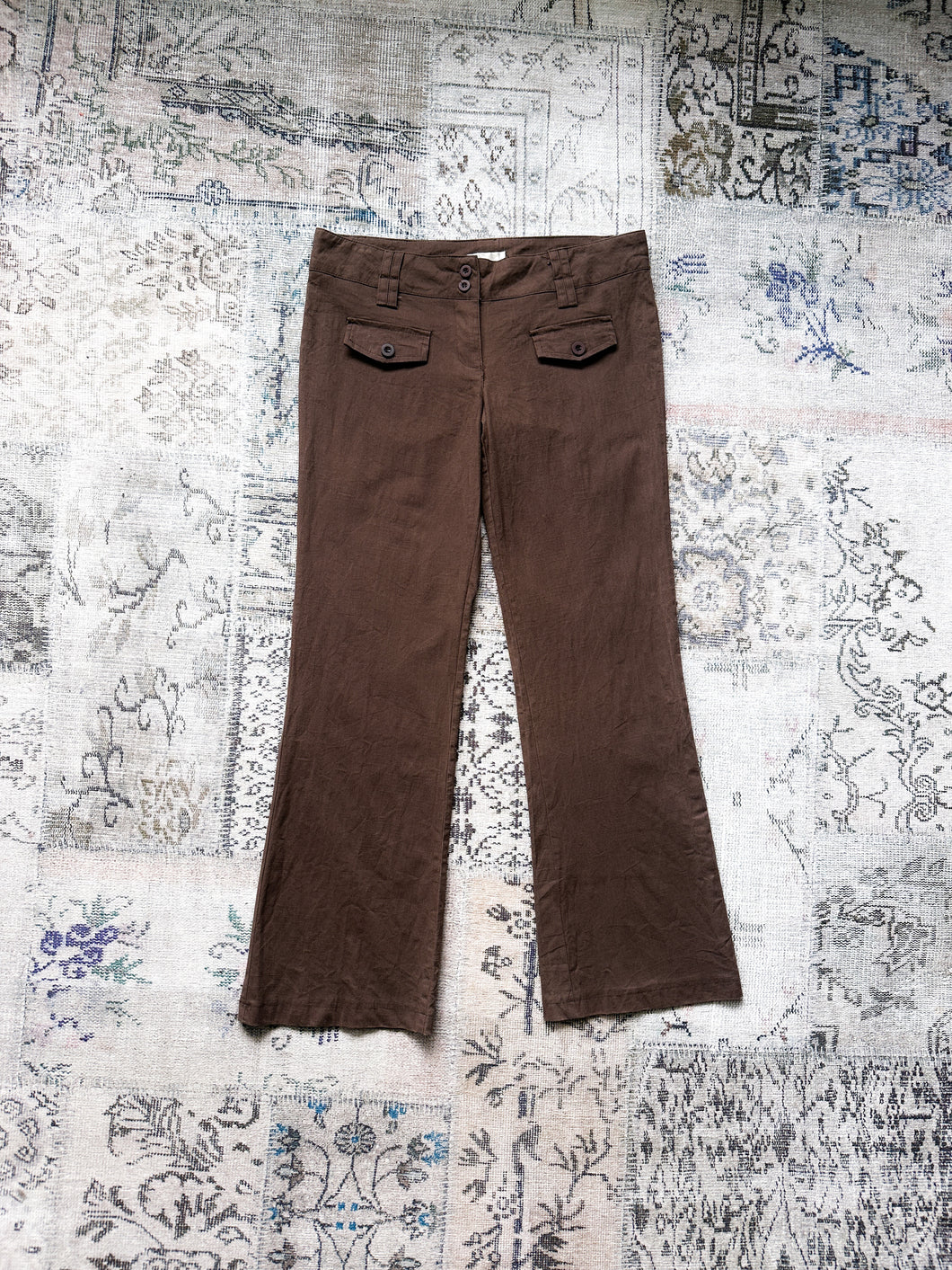 y2k Brown Cargo Pants