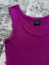 1990s Zoom Magenta Ribbed Tank Top