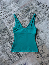 Kookai Teal V Neck Tank Top