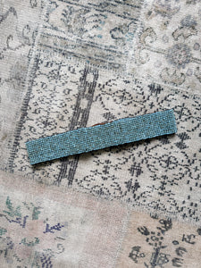 y2k Blue Beaded Wooden Belt