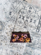 y2k Plum Embroidered Handbag