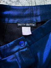 1990s Betty Blitz Royal Blue Metallic Pants