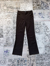 1990s Viviannes Collection Brown Pinstripe Pants