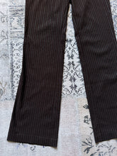 1990s Viviannes Collection Brown Pinstripe Pants