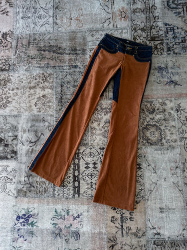 HD y2k Velvet Western Pants