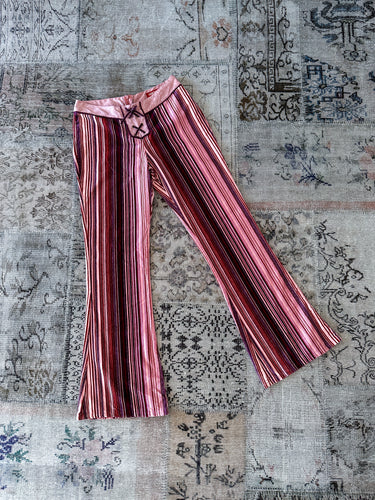 Guess y2k Striped Velvet Pants