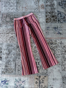 Guess y2k Striped Velvet Pants