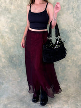 Deadstock Velvet Frill Lace Rose Bead Embroidery Handbag