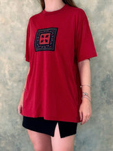 Embroidered Patchwork Tee