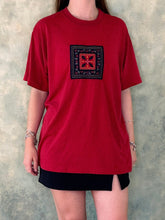 Embroidered Patchwork Tee