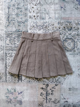 Houndstooth Pleated Skirt