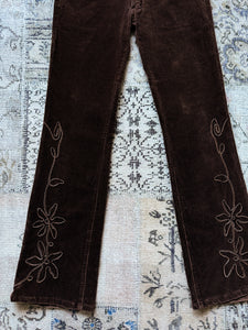 Hippie y2k Embroidered Pants