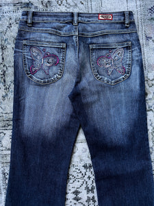 Revers y2k Butterfly Jeans