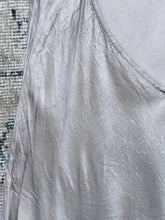 Network 90s Silver Satin Dress