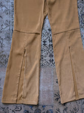 Jemny y2k Tan Zip Flare Pants