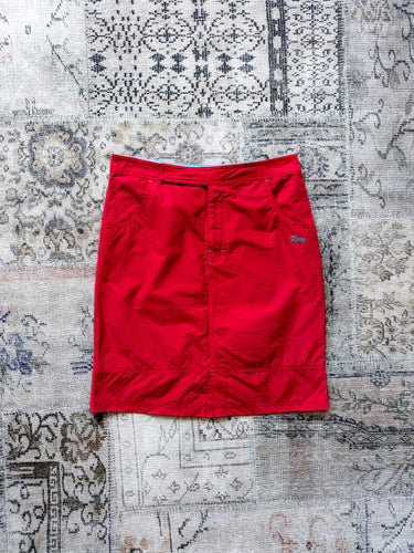 Roxy y2k Red Swim Skirt