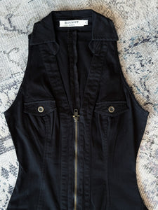 Blockout y2k Low Rise Overalls