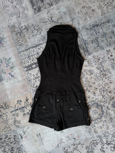 Blockout y2k Low Rise Overalls