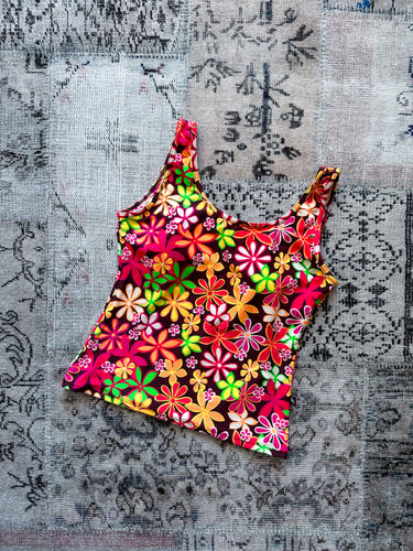 Retro Flower Power Tankini