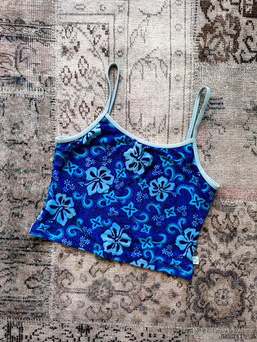 100% Wet y2k Blue Tankini