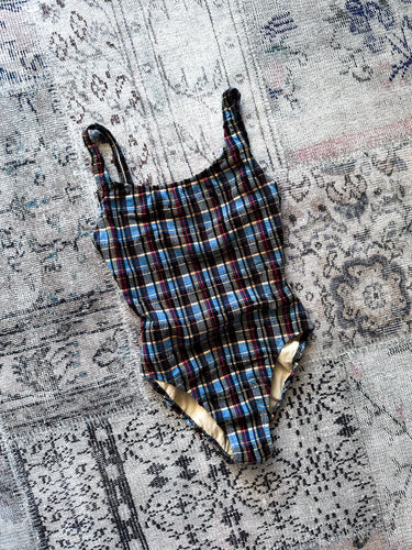 Non-no 90s Plaid Swimsuit