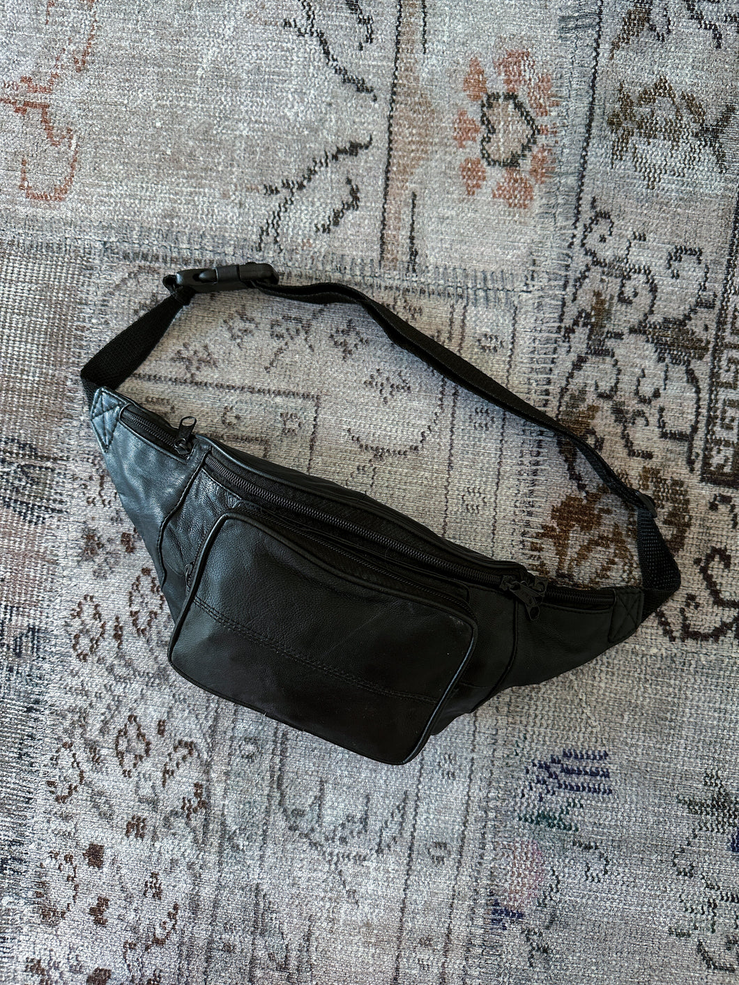 Leather Patchwork Bum Bag