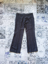 y2k 2000s Wish Grey Pinstripe Low Rise Pants