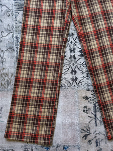 Guess 90s Linen Plaid Pants