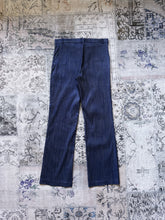 Bebe 90s Blue Metallic Pants