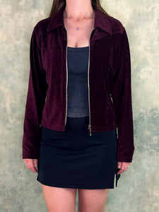 Jay Jays 90s Plum Velvet Jacket